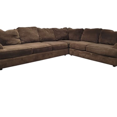 Soft Brown L Sectional