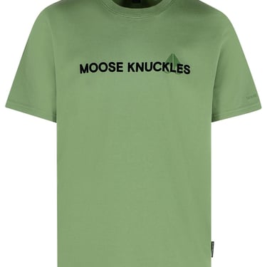 Moose Knuckles Green Cotton T-Shirt Men