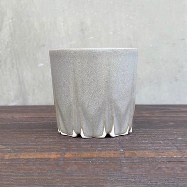 Porcelain Ceramic "Stealth" Cup  - Satin Charcoal 