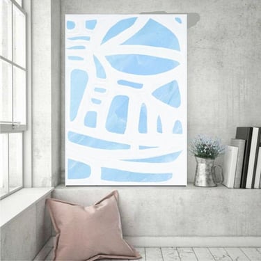 Sale Sale-New Large 24x36, 36x48 Original Canvas Art Painting Abstract Minimalist Modern Contemporary Artwork by ArtbyDinaD Home Decor by Art