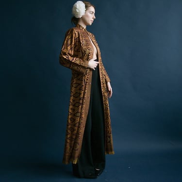 3331o / woven indian tapestry coat 