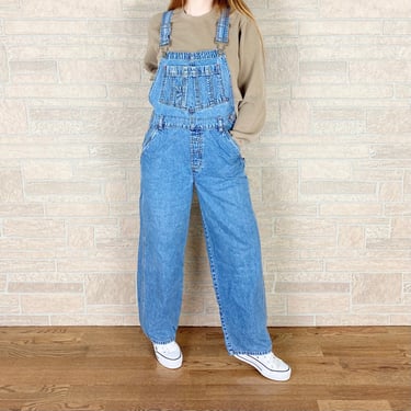 Classic Relaxed Fit Denim Dungarees Overall 