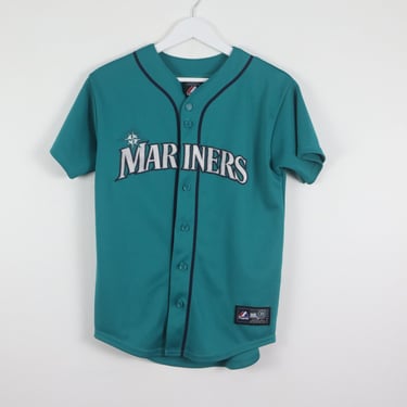 vintage 1990s SEATTLE MARINERS Justin SMOAK vintage mariners jersey -- size small 