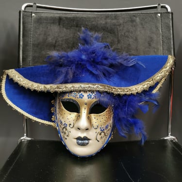 Original Venetian Mask Luxury Dame, Carnival Mask, Halloween Mask, Masquerade Ball 