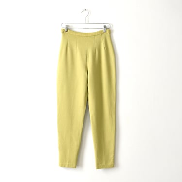 vintage wool knit pants, high waisted sweater pants 