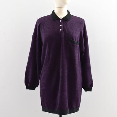 Vintage Aubergine Sweater Dress
