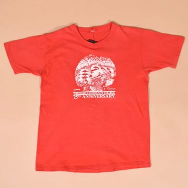 Red 1987 Greenfield Community College Cotton Tee Shirt, S/M