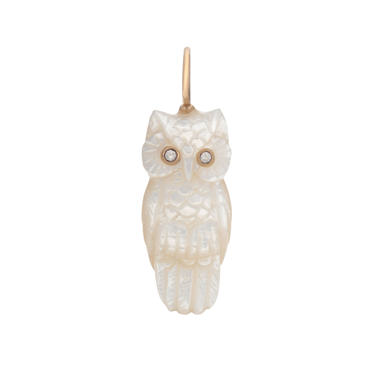 Snowy Owl Charm — Maura Green Trunk Show