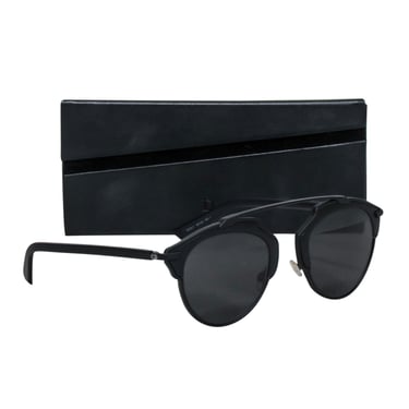 Christian Dior - Black Cat Eye Aviator Sunglasses