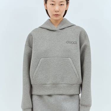 Gucci Women Jersey Hooded Sweatshirt