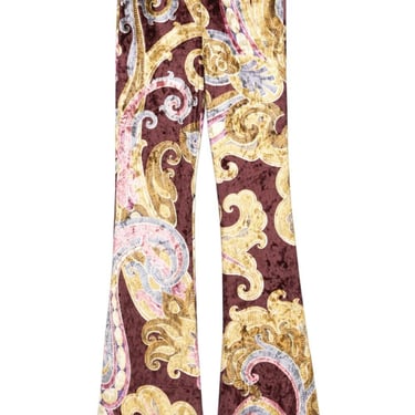 Etro Women Printed Chenille Trousers