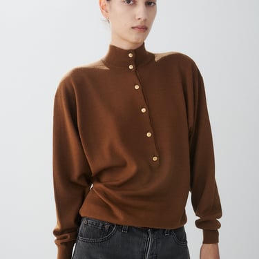 Vintage Brown Wool Pullover