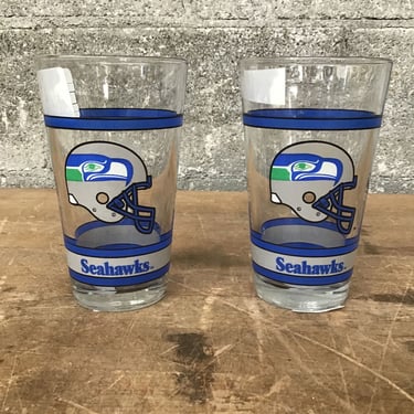 2 Seahawks Pint Glasses (Seattle)