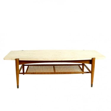 Travertine Top Coffee table by Dux