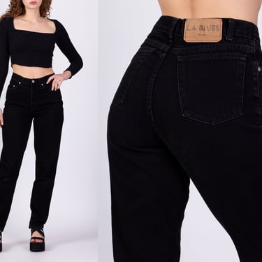 90s Black High Waisted Jeans - Medium, 29
