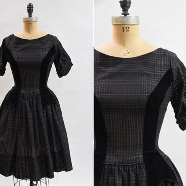 1950s Velvet Cupcake dress 