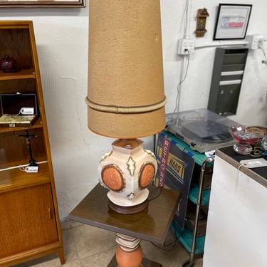 Mid Century Howard Kron Ceramic Lamp with Table