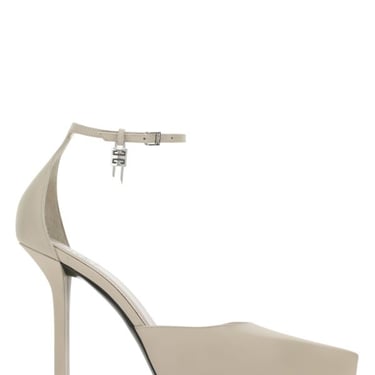 GIVENCHY Sand leather G-Lock pumps