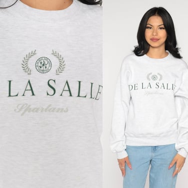 De La Salle Sweatshirt 90s Spartans Sweatshirt High School Football Sports Shirt Retro Concord California Crewneck Vintage 1990s Medium M 