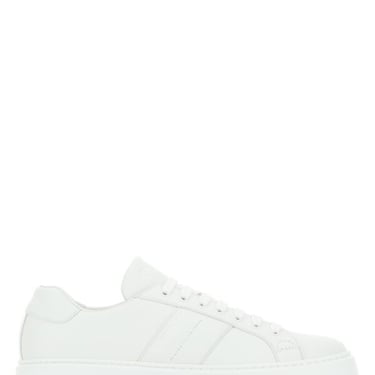 Church's Men White Leather Mach 3 Sneakers