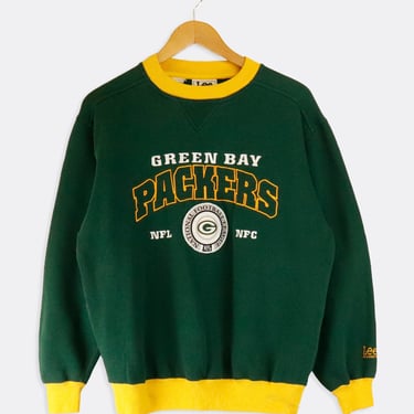 Vintage NFL Green Bay Packers Patch Sweatshirt Sz M