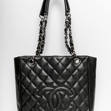 CHANEL 90s Timeless "CC" Quilted Leather Tote