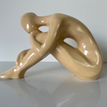 1978 Mid-Century Modern Nude Female Sculpture by Jaru of California 