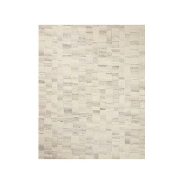 Rocky Rug in Ivory/Silver