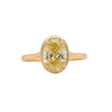 One Of A Kind Yellow Lab Diamond Ring