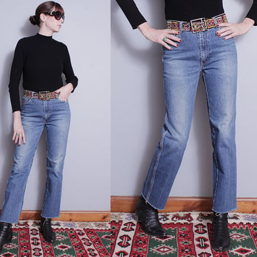 Vintage 1980's | JORDACHE | Perfectly Faded | Medium Wash | 5 Pocket | Mid-High Rise | Denim | Jeans | S/M 