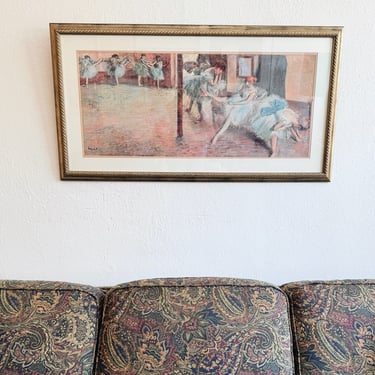 Framed Degas Print
