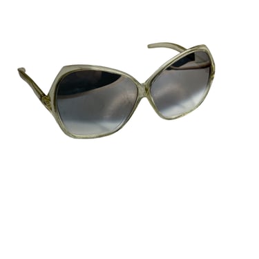 Vintage Foster Grant Smoke Gray Sunglasses with Mirrored Lens 