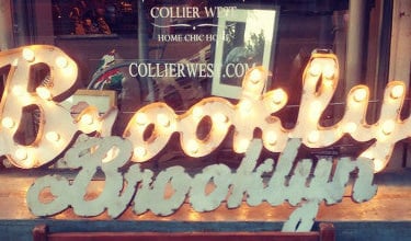 Brooklyn Sign with lights (IN STORE PURCHASE ONLY)