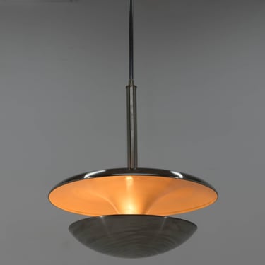 Bauhaus Chandelier by IAS, 1920s, Restored, Three Items Available 