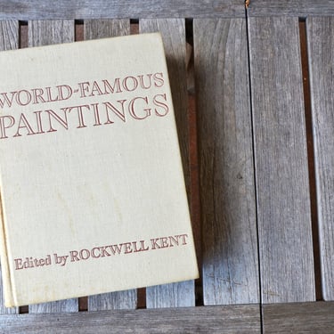 World Famous Paintings by Rockwell Kent, First Edition Hardback Art Book, 1939 