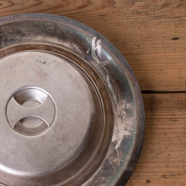 Hotel Silver Cloche with Silver Tray