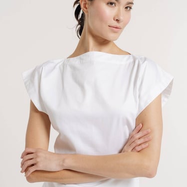 LAUDE the Label - Sleeveless Poplin top - White