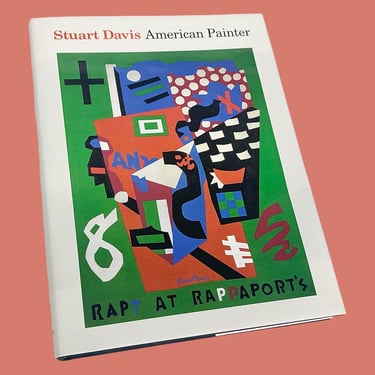 Vintage Stuart Davis American Painter Book Retro 1990s Metropolitan Museum of Art + Abstract + Hardback with Sleeve + Coffee Table Book 