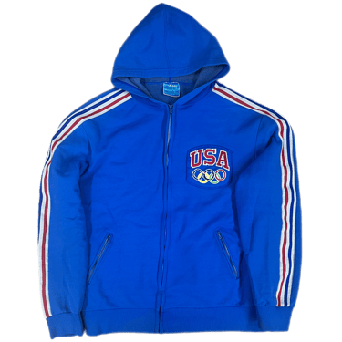 Vintage Adidas &quot;Made in France&quot; Ventex USA Olympics Jacket