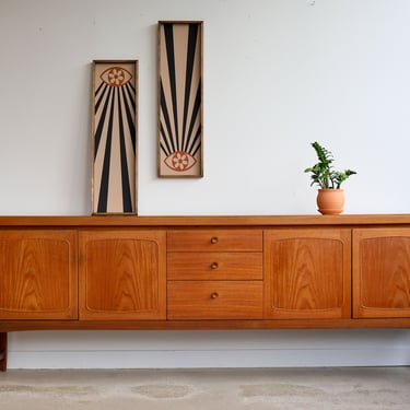 Mid Century Modern Extra Long Nathan Sideboard 