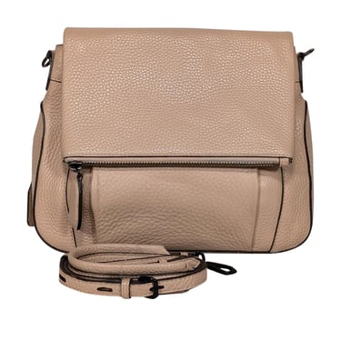 Rebecca Minkoff - Beige Pebbled Leather Crossbody Bag