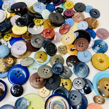 Colorful Plastic Buttons of all Sizes 