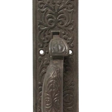 Antique Cast Iron 13.25 in. Yale & Towne Aesthetic Door Pull
