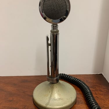 Vintage D-104 Lollipop Microphone on Stand 