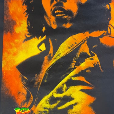 Bob Marley Blacklight Poster 