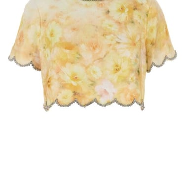 Zimmermann Women Printed Linen Crush Top