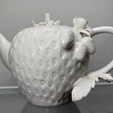 Porcelain Strawberry Teapot Grace Teaware 