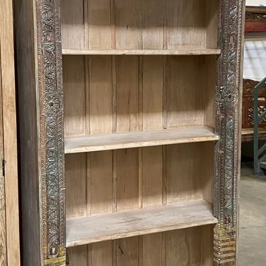 Vintage Carved Frame Bookcase from India by Terra Nova Furniture Los Angeles 