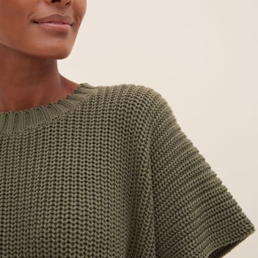 Kowtow Sofia Top - Olive on Garmentory