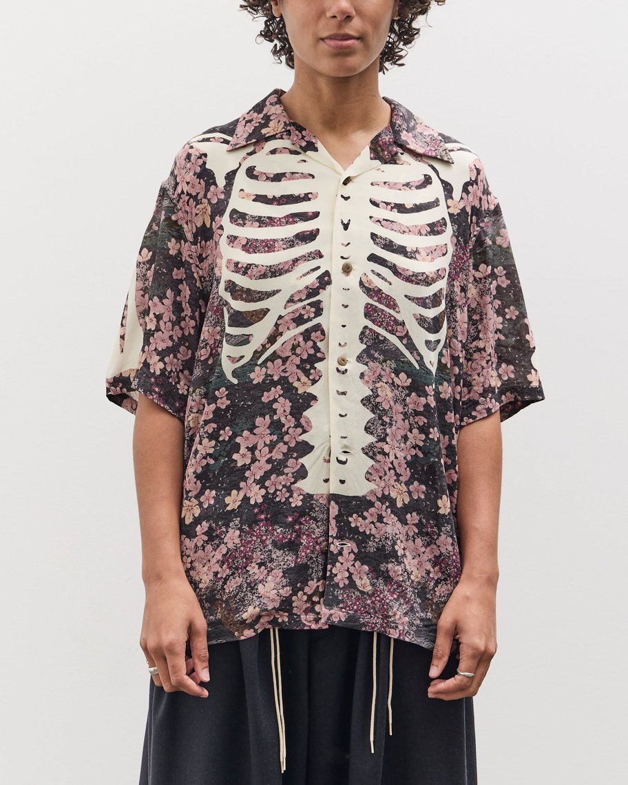 最も優遇 Shirt, Aloha SAKURA-BONE Rayon Kapital I-B Shop Glasswing | ネイルパーツ